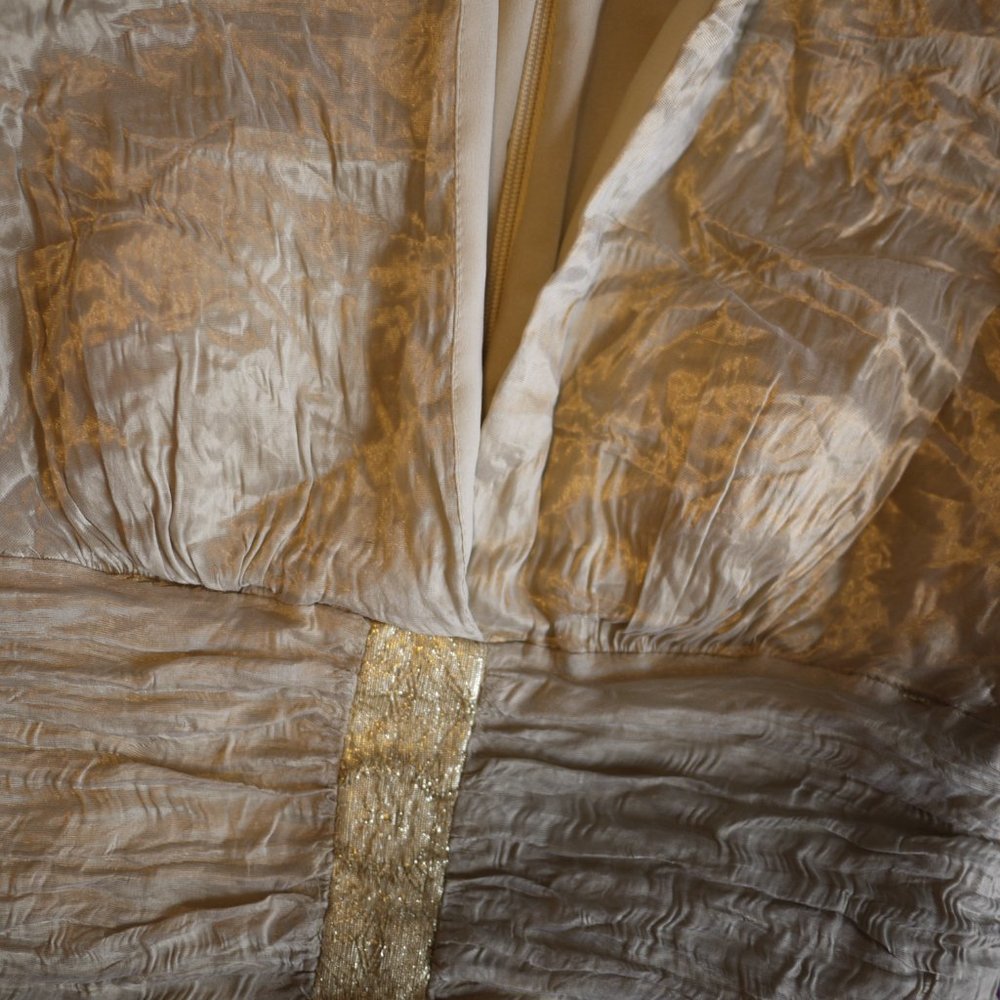 Nicole Miller Gold Midi Dress - Picture 5 of 7